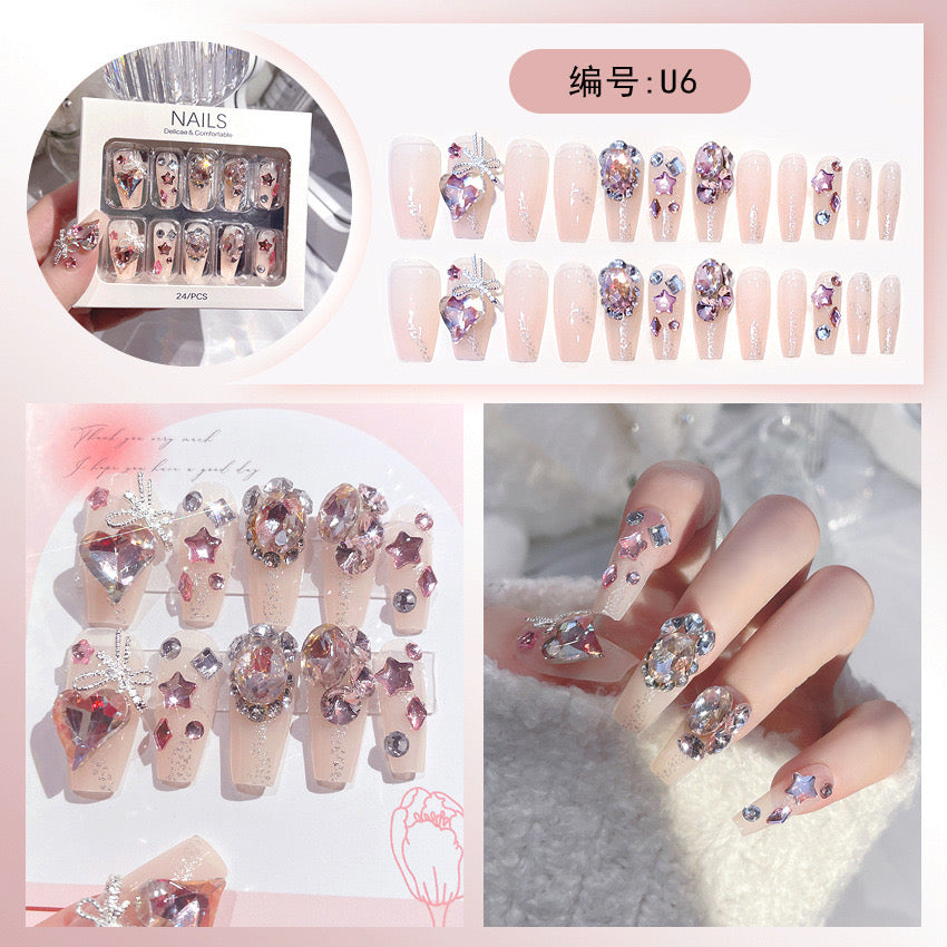 Press on nails handmade